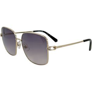 Swarovski SK0313 Womens Metal Sunglass 32B Gold 59-16 Gray Gradient